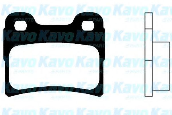 Комплект тормозных колодок, дисковый тормоз KAVO PARTS BP-4004