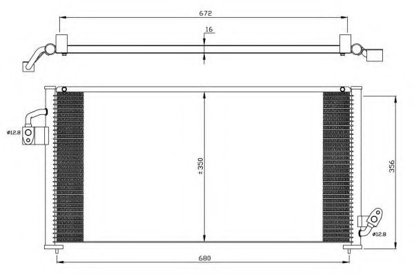 Конденсатор, кондиционер NRF 35523