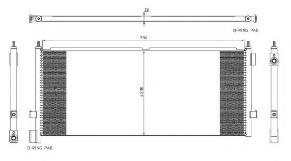 Конденсатор, кондиционер NRF 35892