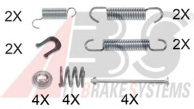 Комплектующие, тормозная колодка A.B.S. 0870Q