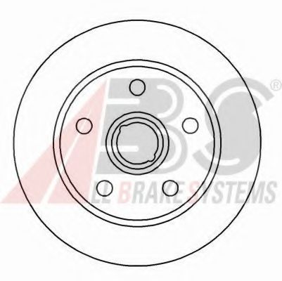 Тормозной диск A.B.S. 15826 OE
