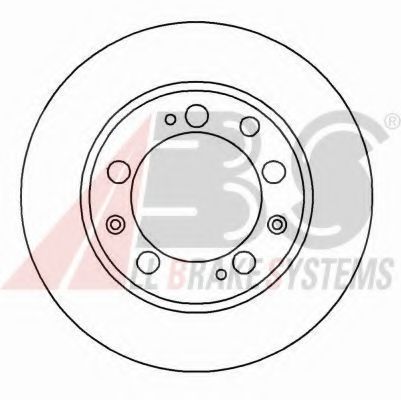 Тормозной диск A.B.S. 15886