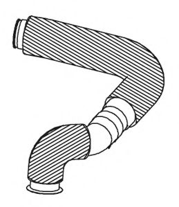 Труба выхлопного газа DINEX 18185