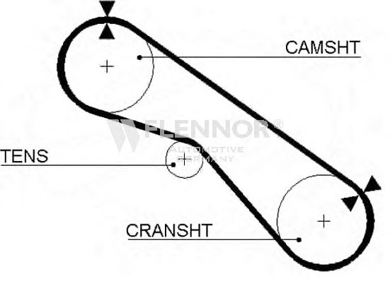Ремень ГРМ FLENNOR 4210V