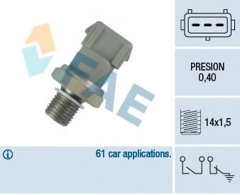 Датчик давления масла FAE 12500