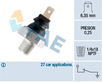 Датчик давления масла FAE 13510