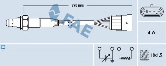 Лямбда-зонд FAE 77160