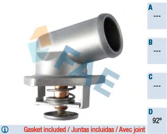 Термостат, охлаждающая жидкость FAE 5320892