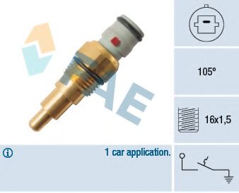 Термовыключатель, вентилятор радиатора FAE 36580