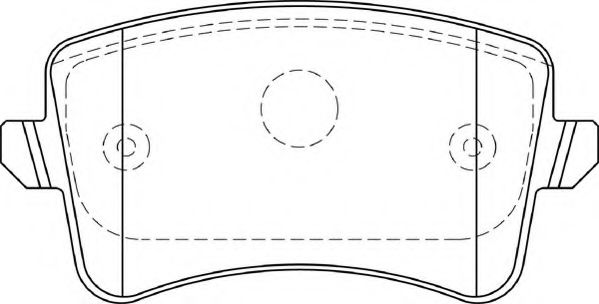 Комплект тормозных колодок, дисковый тормоз NECTO FD7401A