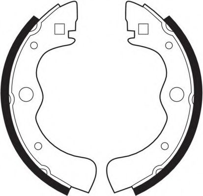 Комплект тормозных колодок A.B.S. 8514