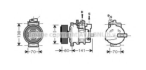 Компрессор, кондиционер AVA QUALITY COOLING AIK271