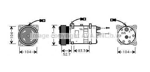 Компрессор, кондиционер AVA QUALITY COOLING CNK222