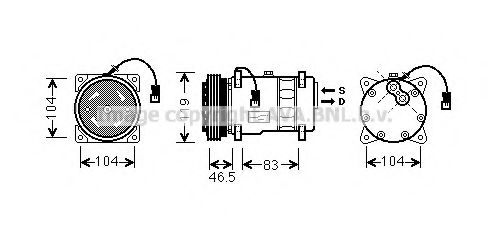 Компрессор, кондиционер AVA QUALITY COOLING CNK258