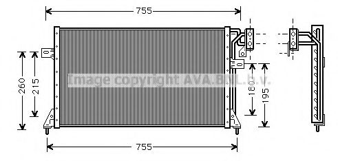 Конденсатор, кондиционер AVA QUALITY COOLING CR5018