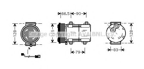 Компрессор, кондиционер AVA QUALITY COOLING FDAK276