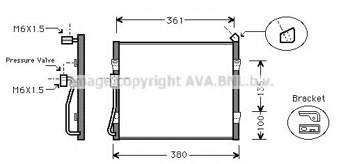 Конденсатор, кондиционер AVA QUALITY COOLING HD5089