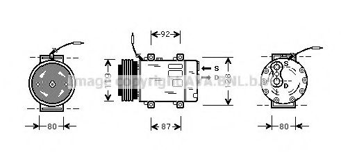 Компрессор, кондиционер AVA QUALITY COOLING RTAK283