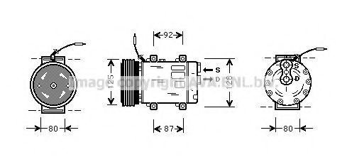 Компрессор, кондиционер AVA QUALITY COOLING RTK067