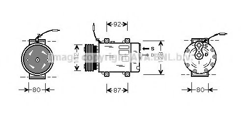 Компрессор, кондиционер AVA QUALITY COOLING RTK286