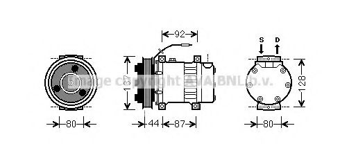 Компрессор, кондиционер AVA QUALITY COOLING RTK432