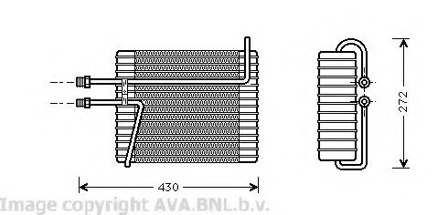 Испаритель, кондиционер AVA QUALITY COOLING VOV026