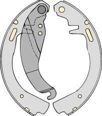 Комплект тормозных колодок MGA M576