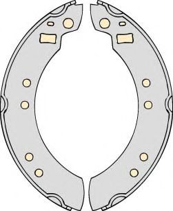 Комплект тормозных колодок MGA M597