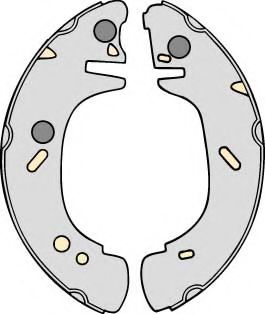 Комплект тормозных колодок MGA M724