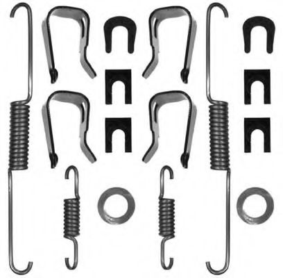 Комплект тормозов, барабанный тормозной механизм sbs 682105