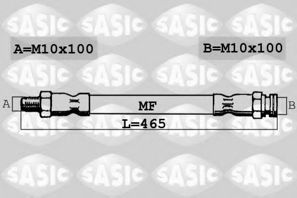 Тормозной шланг SASIC 6606025