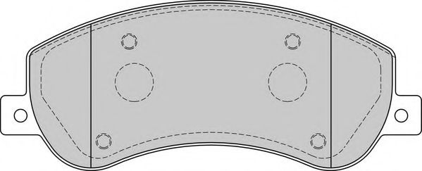 Комплект тормозных колодок, дисковый тормоз DURON DBP241928