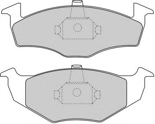 Комплект тормозных колодок, дисковый тормоз DURON DBP391101