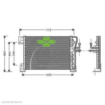 Конденсатор, кондиционер KAGER 94-6045