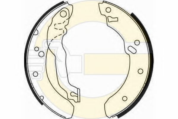 Комплект тормозных колодок GIRLING 5162291