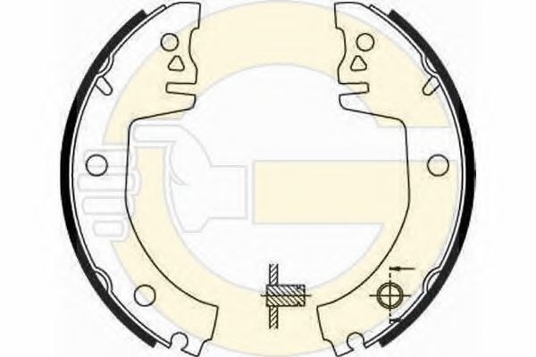 Комплект тормозных колодок GIRLING 5183009