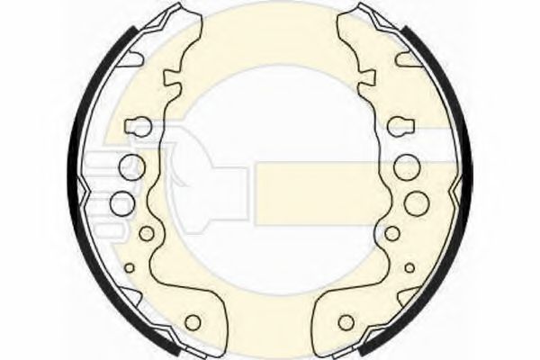 Комплект тормозных колодок GIRLING 5186709