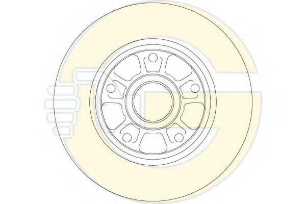 Тормозной диск GIRLING 6061824