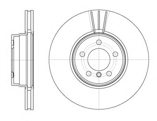 Тормозной диск KAWE 61028 10