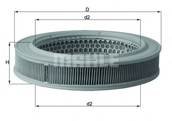 Воздушный фильтр MAHLE ORIGINAL LX 552