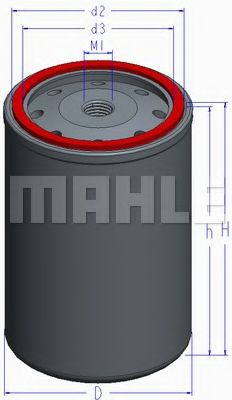 Топливный фильтр MAHLE ORIGINAL KC 202