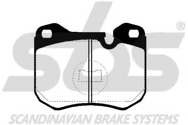 Комплект тормозных колодок, дисковый тормоз sbs 1501225603