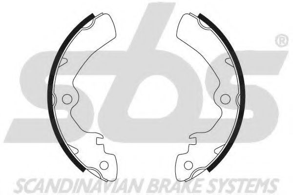 Комплект тормозных колодок sbs 18492752400