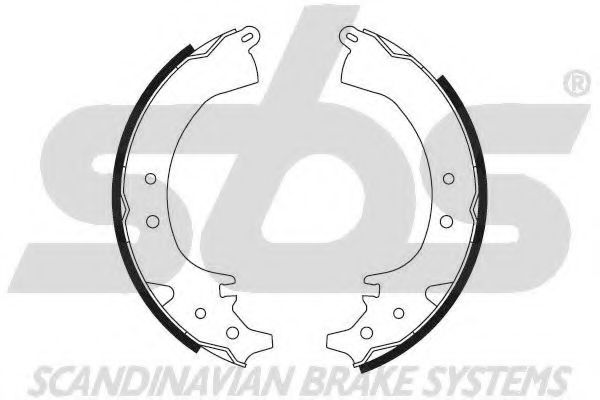 Комплект тормозных колодок sbs 18492745439