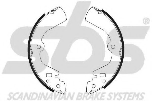 Комплект тормозных колодок sbs 18492722464