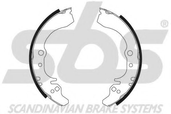 Комплект тормозных колодок sbs 18492751607