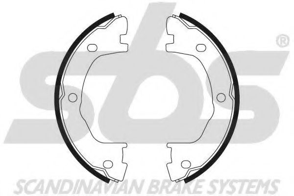 Комплект тормозных колодок; Комплект тормозных колодок, стояночная тормозная система sbs 18492723682