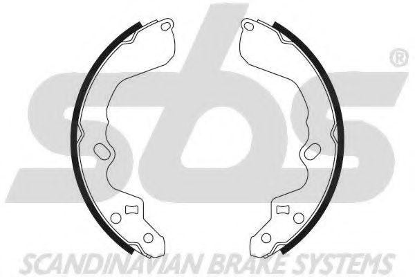 Комплект тормозных колодок sbs 18492735721