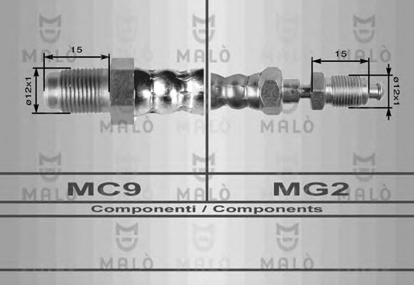 Шланг сцепления MALÒ 8440