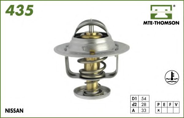 Термостат, охлаждающая жидкость MTE-THOMSON 435.82